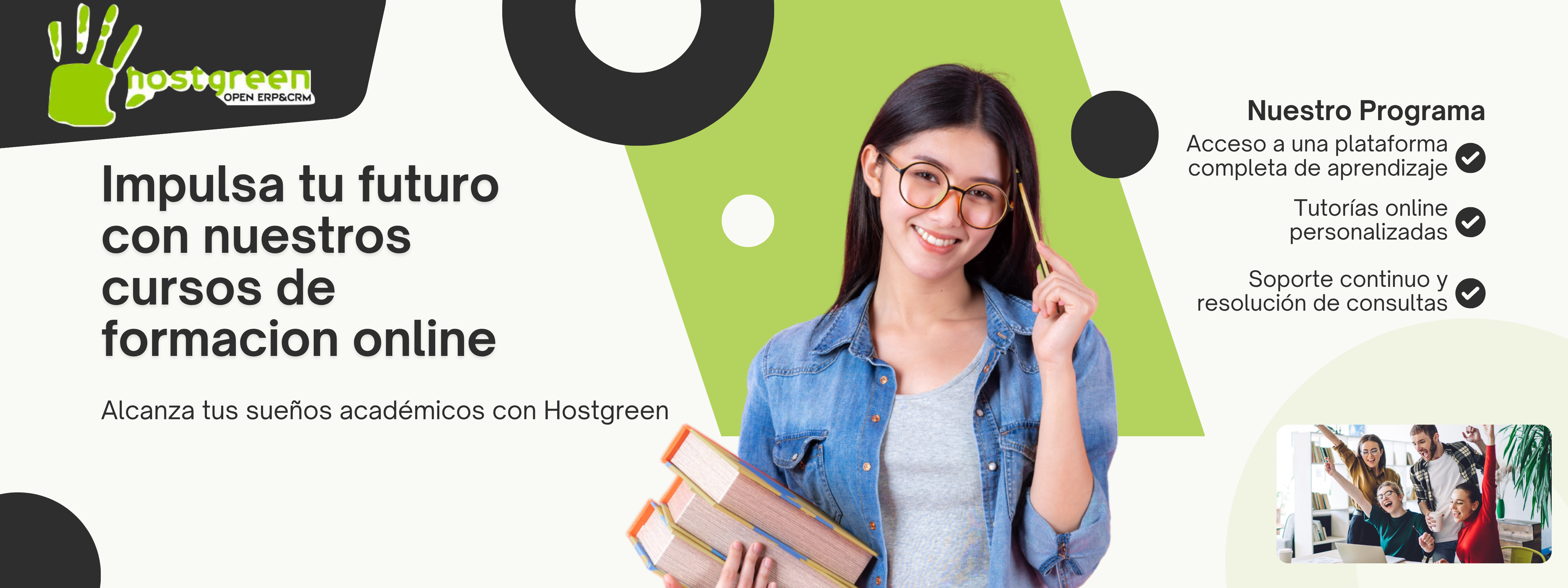 Cursos de Formación de Software Libre en Hostgreen